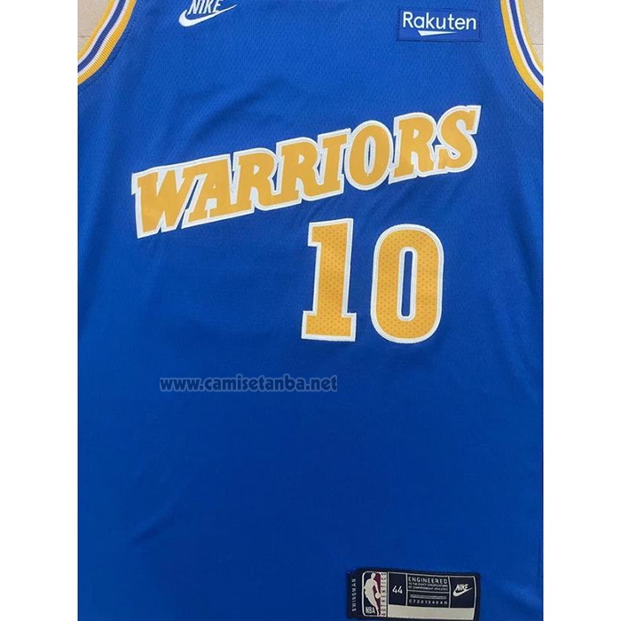 Camiseta Golden State Warriors Tim Hardaway #10 Classic 2022-23 Azul